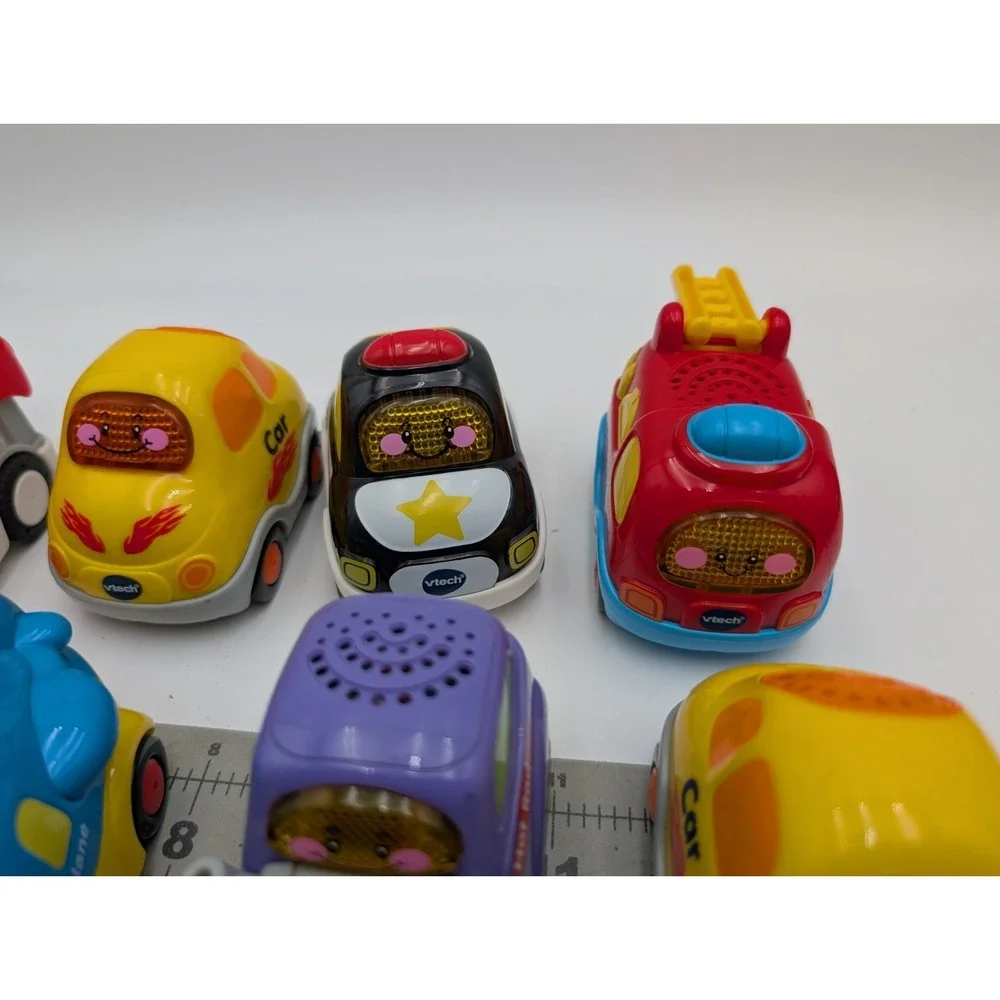 VTech‎ Go Smart Vehicle Race Car Hot Rod Fire Truck Police Plane Lot of 8